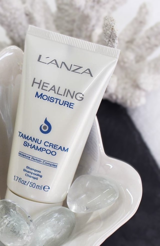 Відновлювальний крем-шампунь з олією Тамань LʼANZA Healing Moisture Tamanu Cream Shampoo, 50 ml - 3